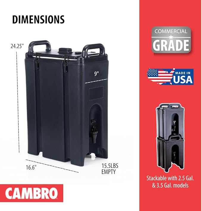 Camtainer 5 Gallon Capacity Black - Image 3