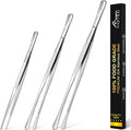 HOTEC Kitchen Tweezers Tongs Stainless Steel Professional Chef Tweezers by Hotec