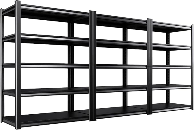 Set of 3 Garage Shelving by Unknown