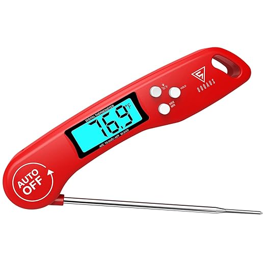 DOQAUS Digital Meat Thermometer, Instant Read Food Thermometer by DOQAUS