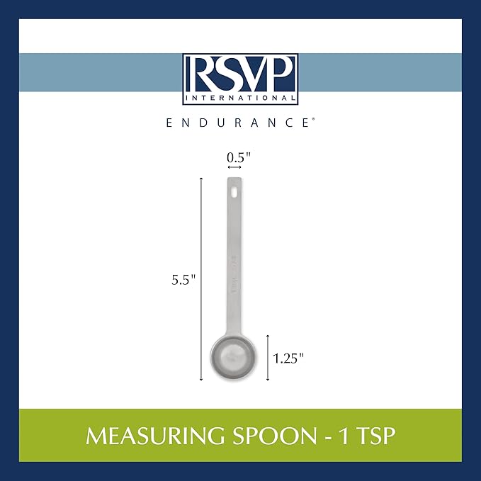 RSVP International Endurance Kitchen Collection Open Stock Measuring Spoon - Image 7