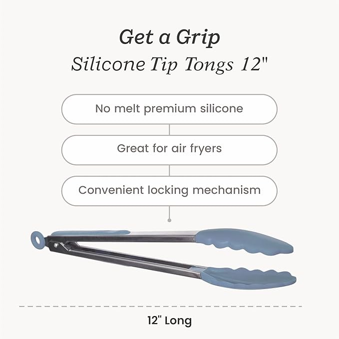 Starpack 'Get a Grip' Silicone Kitchen Tongs - Image 4