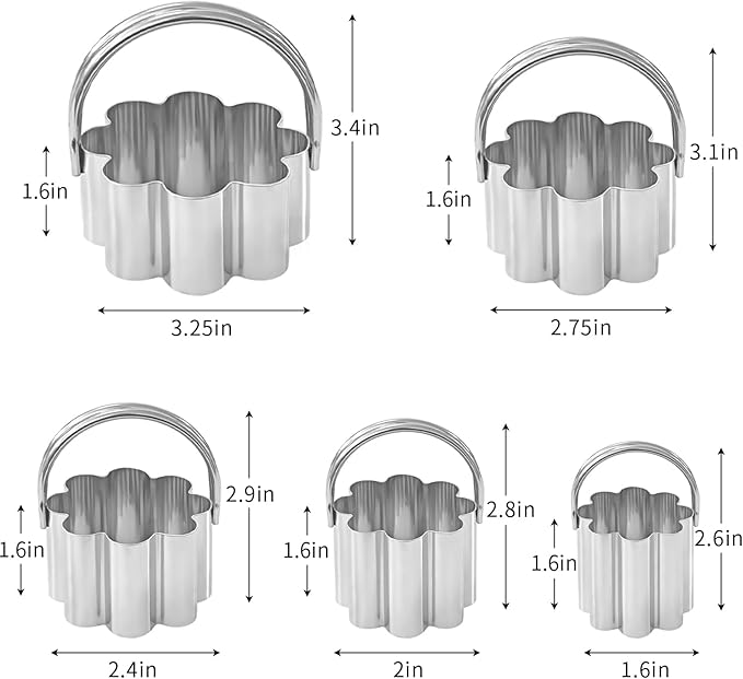 ALLTOP Scalloped Biscuit Cutters - Image 3