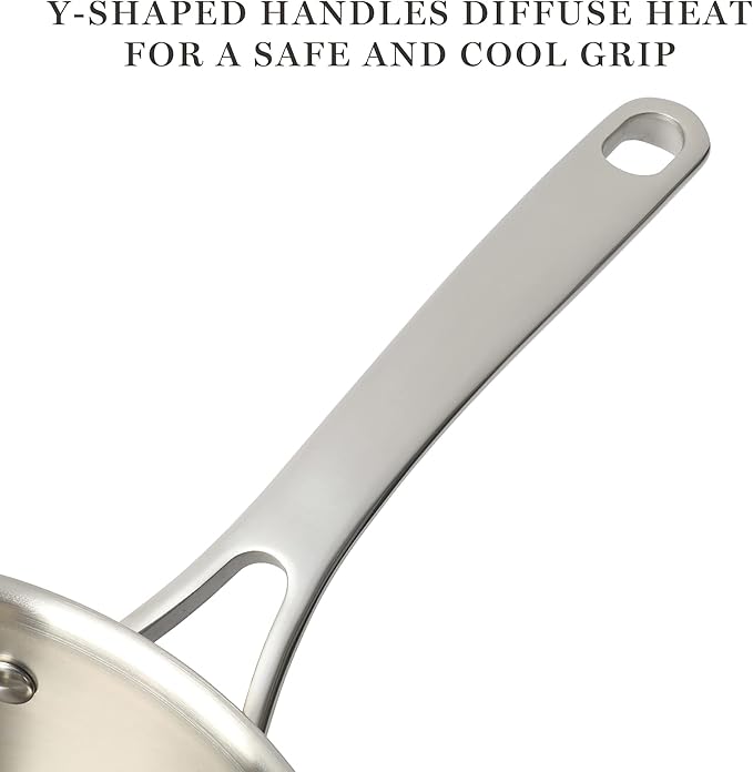 Martha Stewart Castelle 10 Piece 18/8 Durable Stainless Steel Induction Safe - Image 5