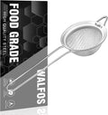 Walfos Mini Fine Mesh Tea Strainer, Stainless Steel Small Sifter by Walfos