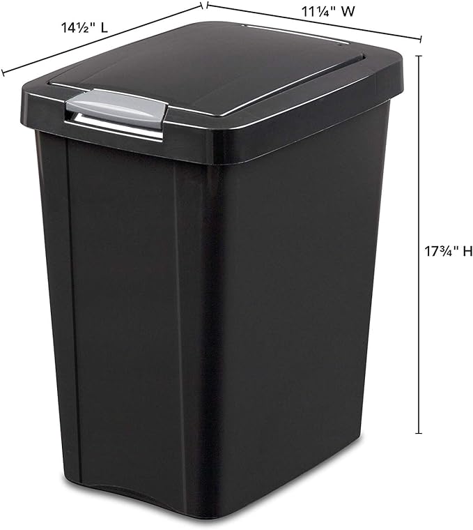 Sterilite 7.5 Gallon TouchTop Wastebasket - Image 2