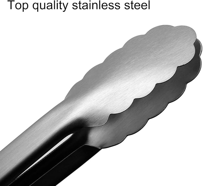 12-inch Stainless Steel Kitchen Tongs - Image 4