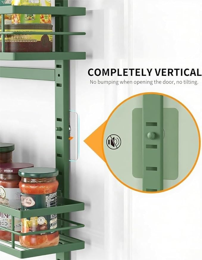 Moforoco Sage Green 9-Tier Over The Door Pantry Organizer, Pantry Organization - Image 5