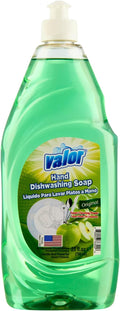 Valor Dishwashing Liquid, 25 fl oz – Dish Soap for Kitchen & Bathroom, Grease-Fighting, Gentle on Hands, Fast Rinse, Eco-Friendly Biodegradable Formula (25.5 oz (Pack of 1), Original)