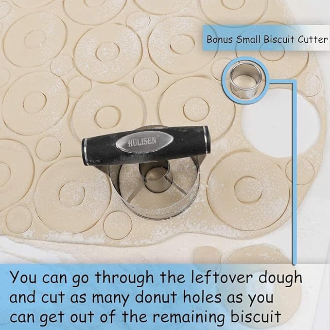 HULISEN Donut Cutter & 3.5 inch Biscuit Cutter, - Image 5
