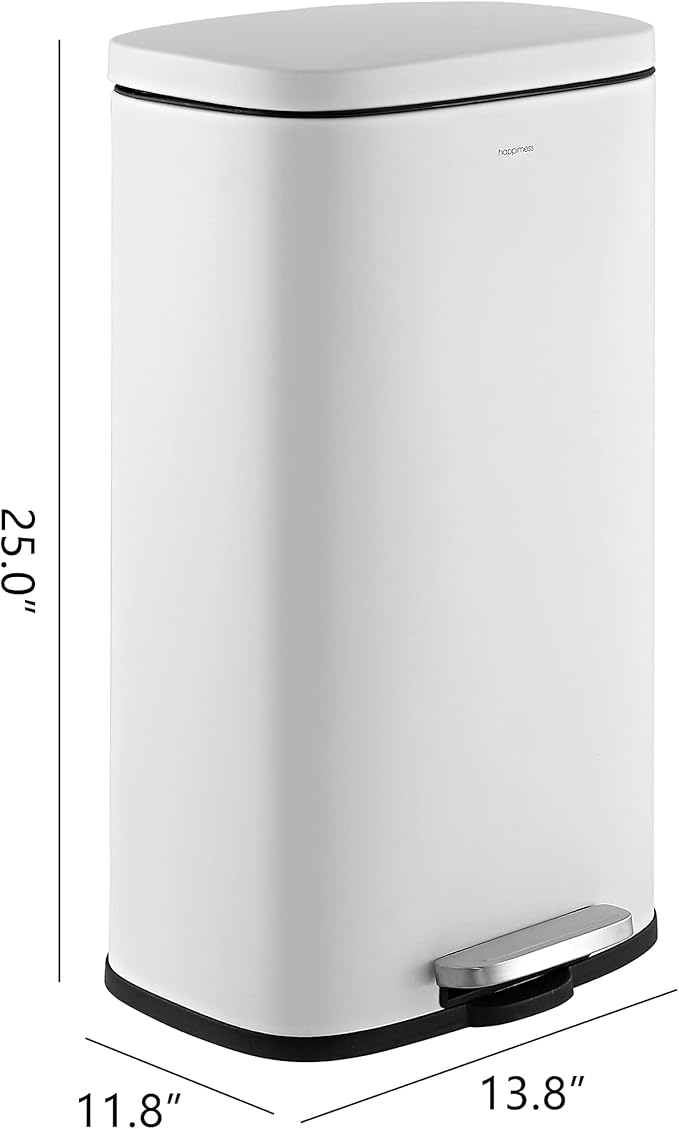 happimess HPM1011C Curtis 8-Gallon Step-Open Trash Can - Image 4