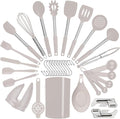 Silicone Kitchen Cooking Utensils Set by BECBOLDF