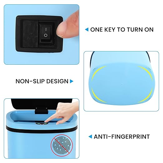 13 Gallon Trash Can | 50L Sensor Automatic Kitchen Trash Can - Image 4