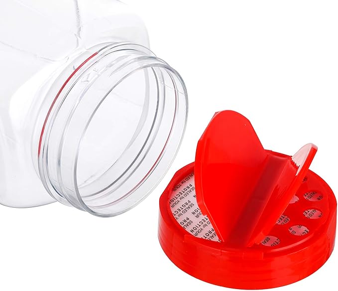 Yopay 8 Pack Large Spice Jar, 32oz Seasoning Shaker, Plastic Spice Container - Image 3