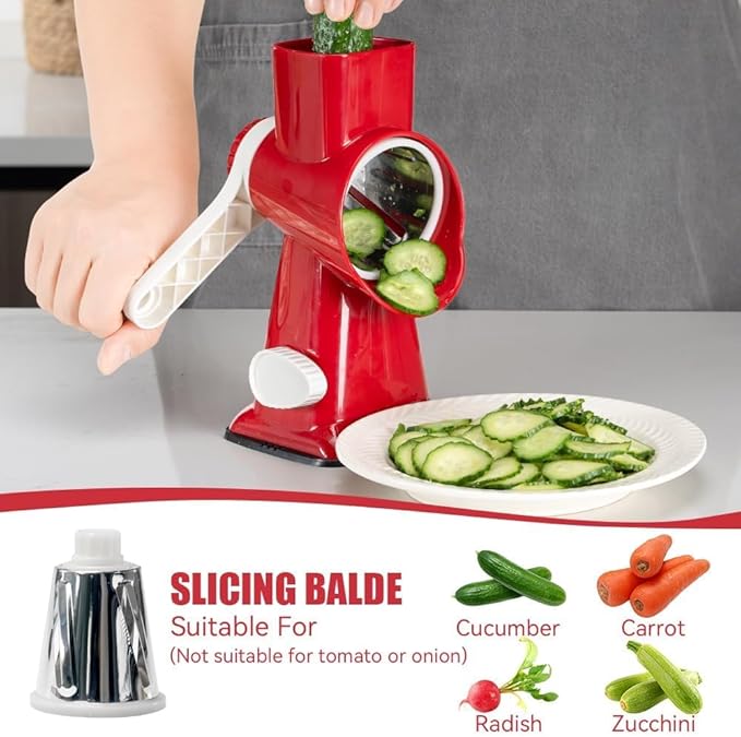 KEOUKE Rotary Cheese Grater Pro 6 in 1 - Image 5