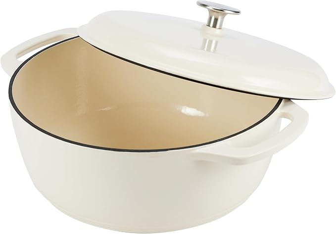 Amazon Basics Enameled Cast Iron Dutch Oven Pot - Image 3