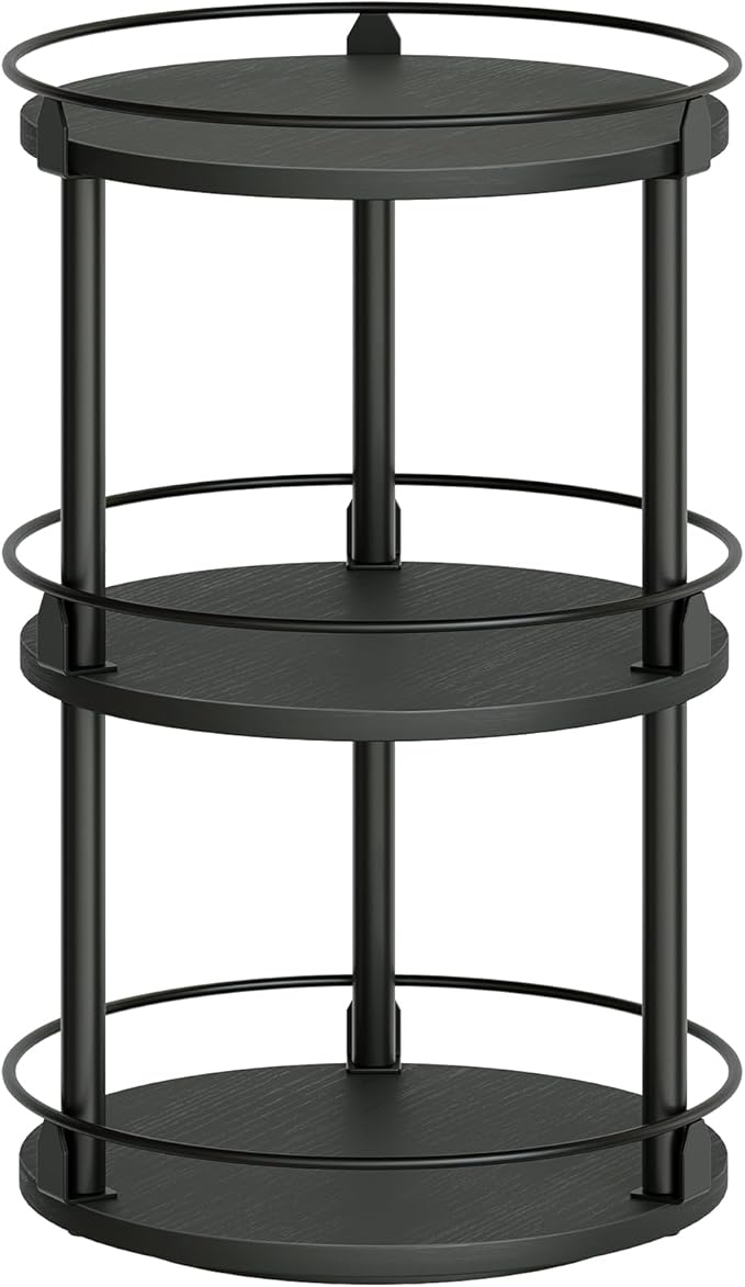 YATINEY 3-Tier Lazy Susan Organizer, Rotating Spice Rack, Spinning Organizer by Yatiney