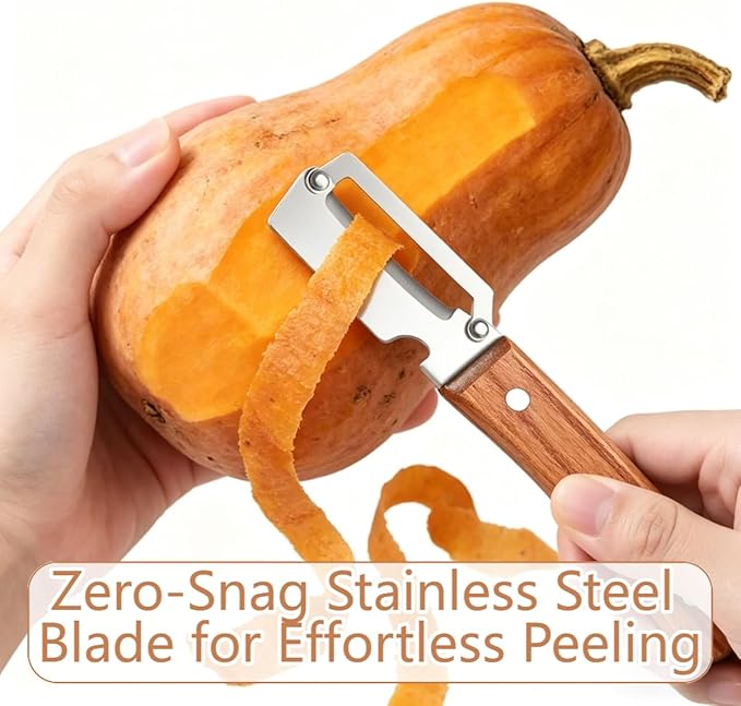 2 Pack Premium 2-in-1 Multi Functional Vegetable and Fruit Peeler - Image 2