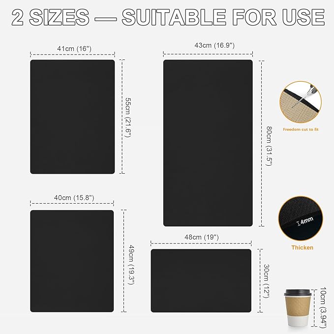 Dish Drying Mats for Kitchen Counter, Waterproof Coffee Mat for Countertop - Image 7