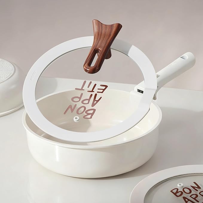 CAROTE 18Pcs Ceramic Cookware Set - Image 4