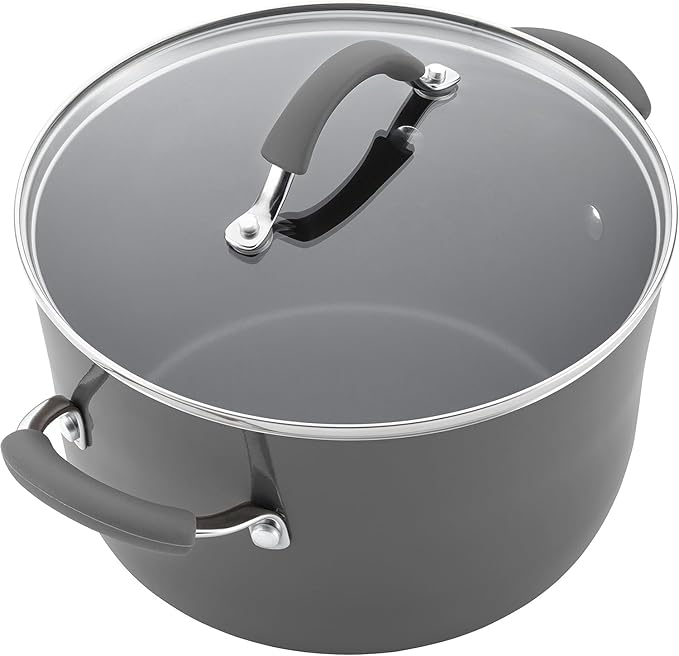 Rachael Ray - 16802 Rachael Ray Cucina Nonstick Cookware Pots and Pans Set - Image 12