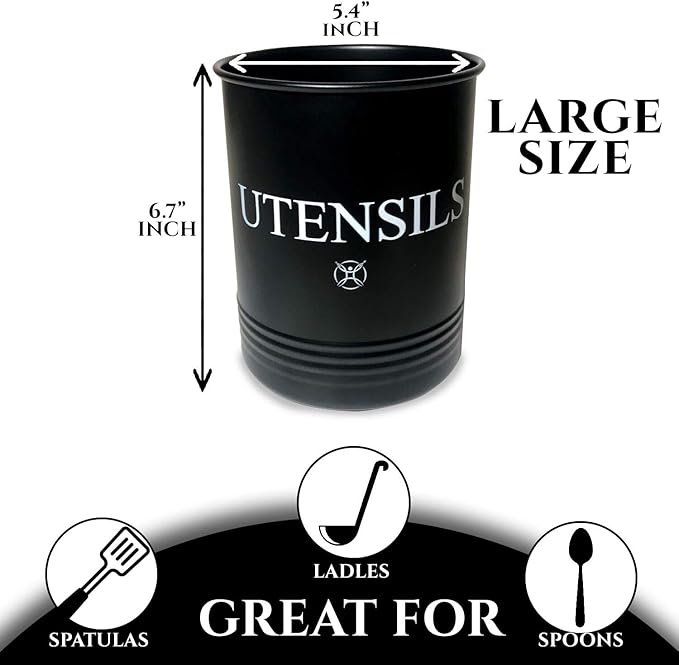 Utensil Holder Large Crocks Kitchen - Image 4