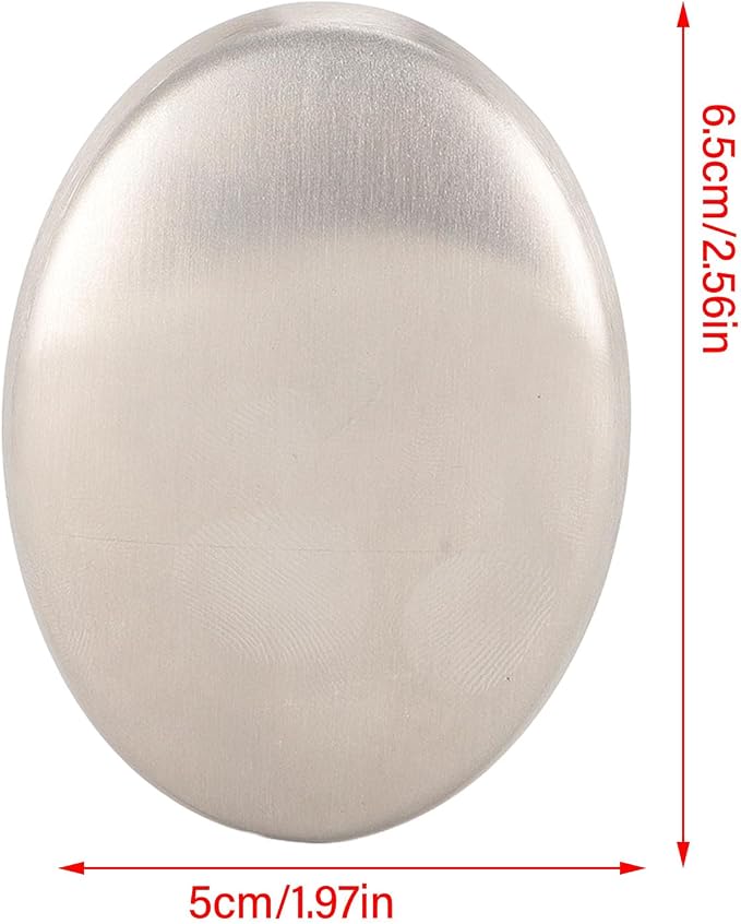 Stainless Steel Soap, Premium Odor Eliminator Bar for Kitchen & Outdoor Use 304 Grade Dishwasher Safe Hand Wash 3 Pack