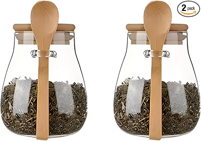 Airtight glass jar storage container by DNIENKGE