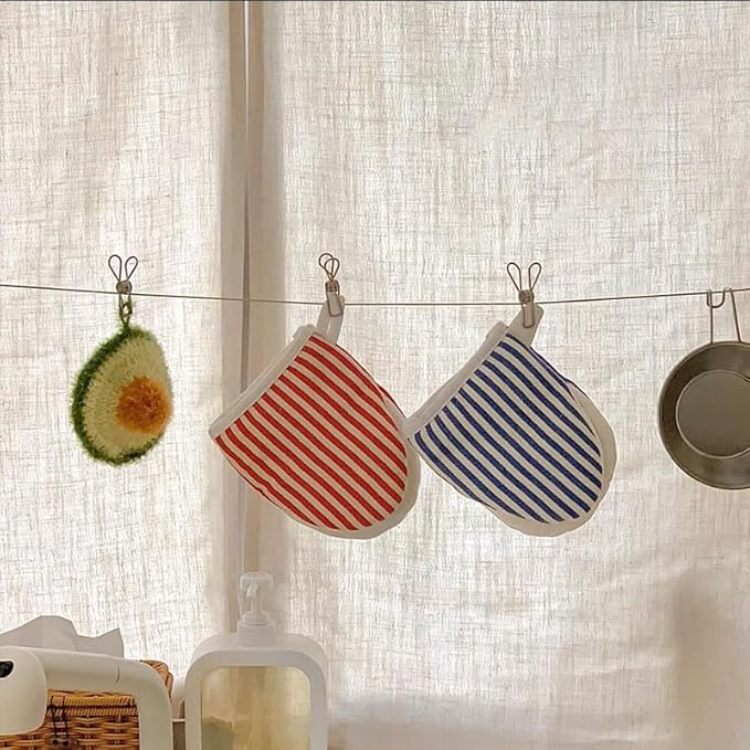 1 Pair Mini Oven Mitts, High Heat Resistant Oven Gloves, Kitchen Short Oven Mit - Image 8