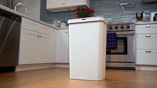 SIMPLI-MAGIC 79502 13 Gallon Touchless Sensor Trash Can, Rectangle Garbage Bin - Image 12