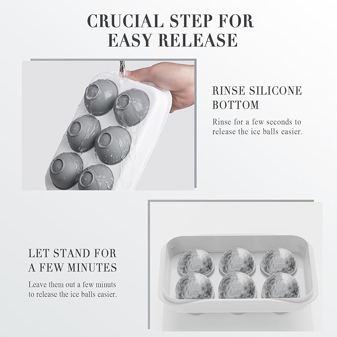 Round Ice Cube Mold with Lid - Image 6
