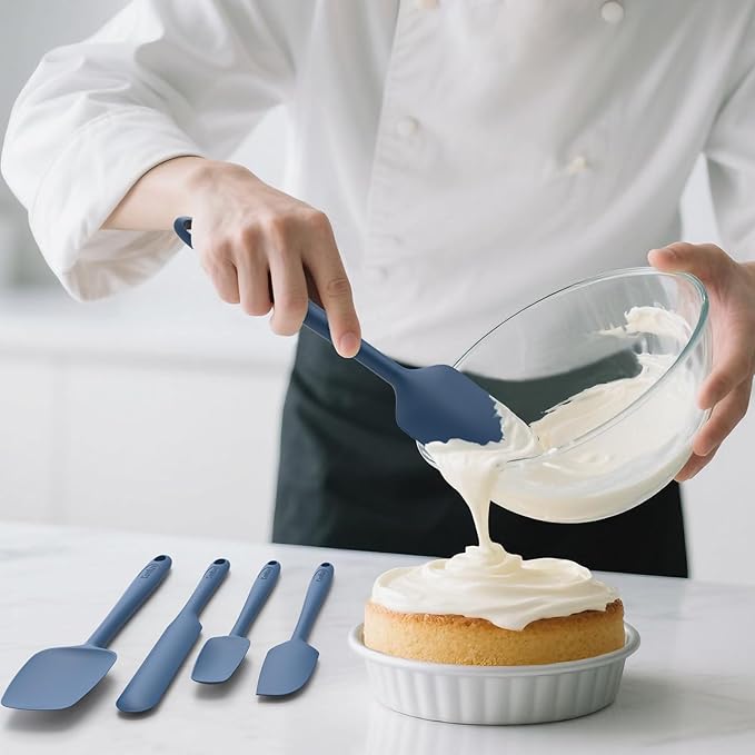 Coukre Silicone Spatula Set of 5, High Temperature Resistant, Food Grade - Image 5