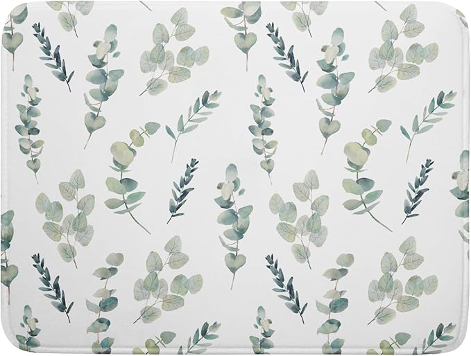 Eucalyptus Leaf Dish Drying Mat by Unknown