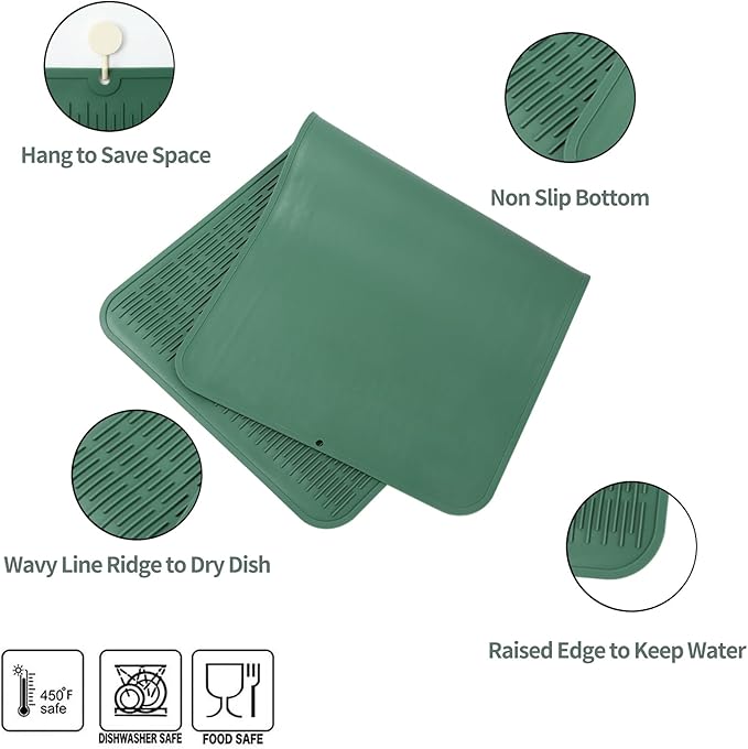 MicoYang Silicone Dish Drying Mat - Image 3