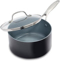 GreenPan Valencia Pro Hard Anodized Healthy Ceramic Nonstick 2QT Saucepan Pot by GreenPan