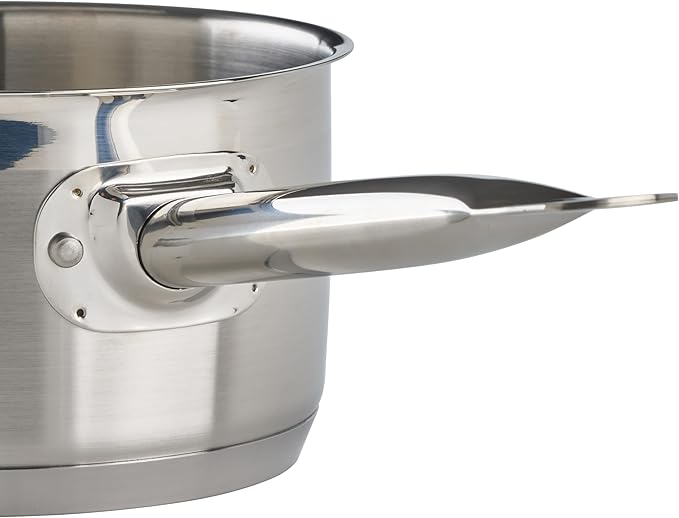 Winco Heavy-Duty Stainless Steel Sauce Pan - Image 4