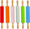 6 Pack Small Rolling Pin for Kids, Kids Rolling Pin for Home Kitchen by Miokun