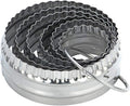 Fluted Cookie Cutters- Round Biscuit Cutters Set of 6 Pieces, Double Sided by SurgeHai