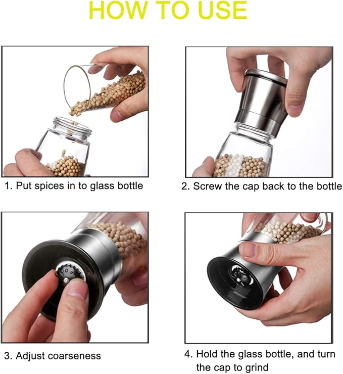 Pepper Grinder or Salt Grinder, Best Spice Mill - Image 4