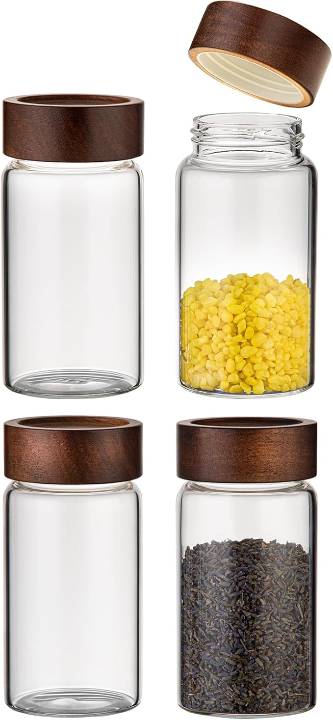 8 oz Small Glass Spice Jars - Image 5