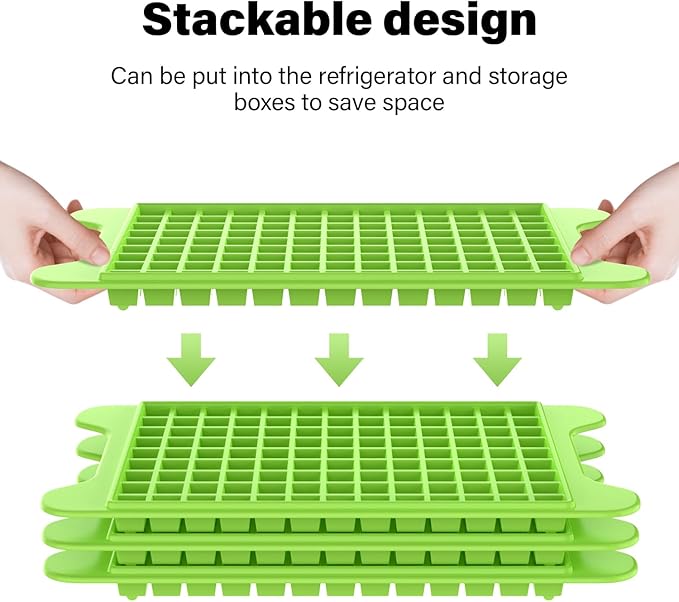 Mini Ice Cube Tray for Freezer: FDDBI Small Ice Trays for Freezer - Image 2