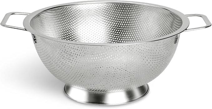 Kaishun Colander Stainless Steel 3-Quart, Kitchen Strainer by Kaishun