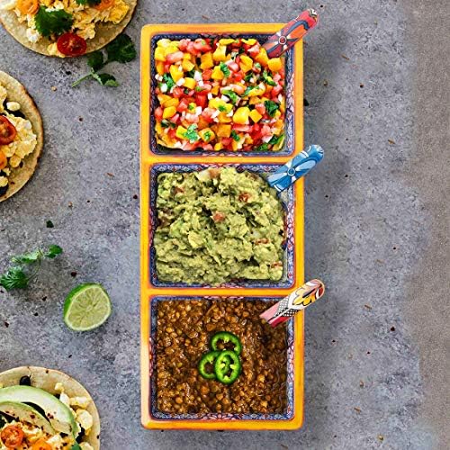 Prepara Taco Spoon, Red Talavera, Set of 2