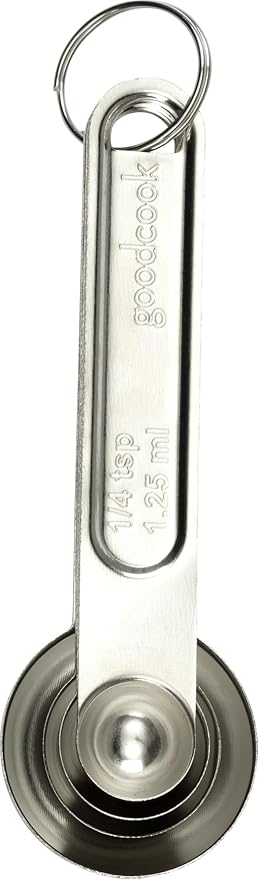 Good Cook Classic Set of 4 Stainless Steel Measuring Spoons - Image 2