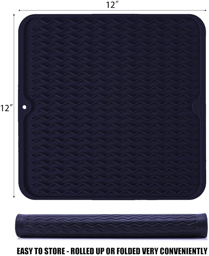 Silicone Dish Drying Mat for Multiple Usage, Easy clean, Eco-friendly, - Image 2