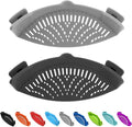 Clip on Kitchen Food Strainer for Spaghetti, Vegetables. Silicone Kitchen Food by Qiunizadila