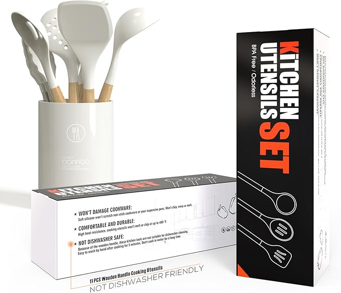 oannao Silicone Cooking Utensils Set - Image 5