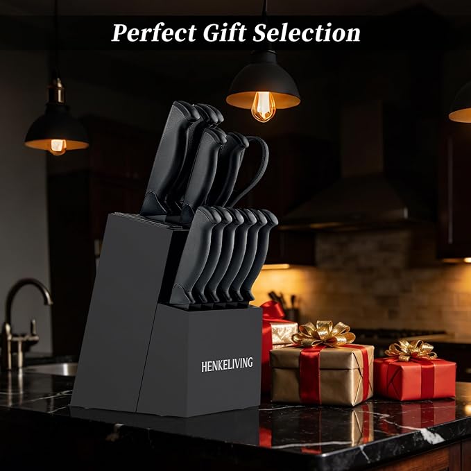 Knife Set, 14-Piece Kitchen Knives Set - Image 5