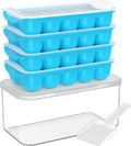 DOQAUS Ice Cube Tray with Lid and Bin by DOQAUS