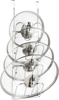 YQh The-Cabinet Pot Lid Organizer, Door Mounted Pot cover rack, Pot Lid Storage by YQh